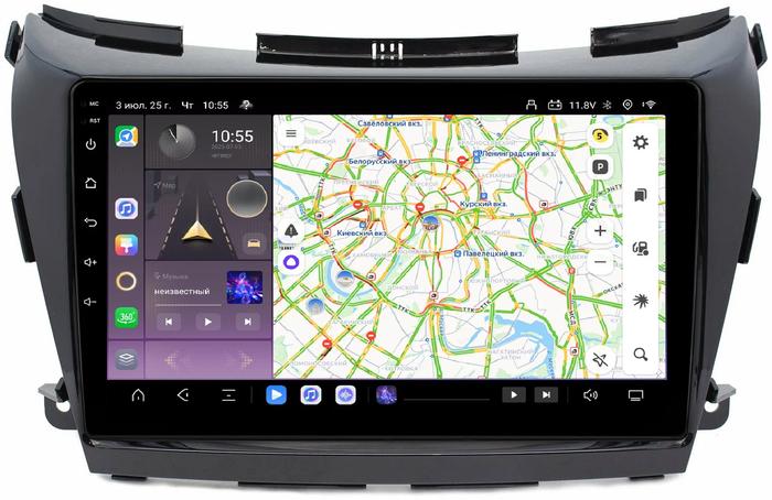 Магнитола для Nissan Murano 2016-2022 (поддержка Bose и 360) - Kuberg QLed, Android 13, Быстрейшая, CarPlay, SIM-слот