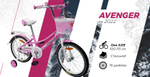 Велосипед AVENGER LITTLE STAR 16" розовый/белый C16W-PN/WT