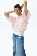 Футболка с рукавами «летучая мышь» — короткая модель - H&M