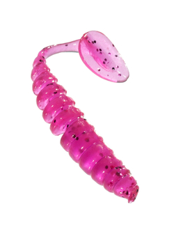 Приманка ZUB-SHAD  75мм(3")-6шт, (цвет 610) фиолетовый с блестками