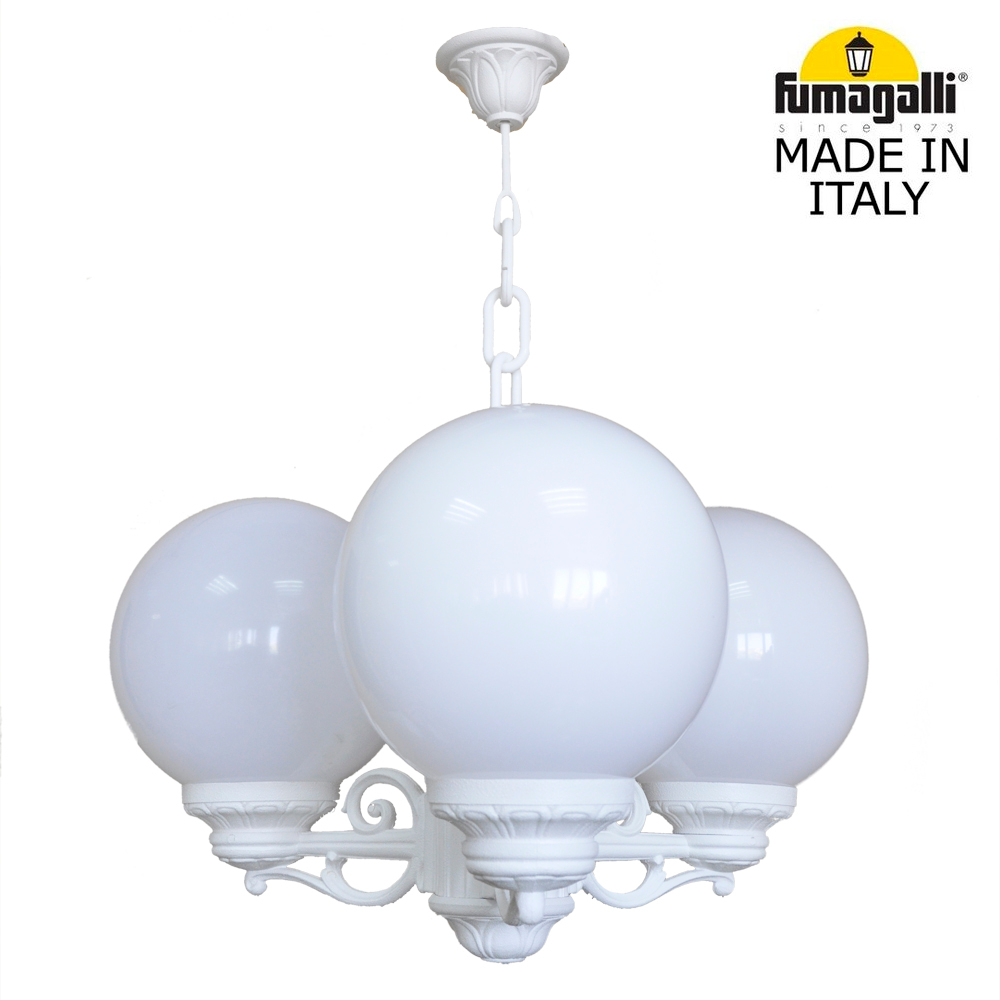Уличный подвесной светильник Fumagalli GLOBE 250 G25.120.S30.WYF1R
