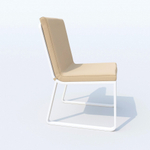 Стул Ideal Patio ГИРА бежевый - белый каркас