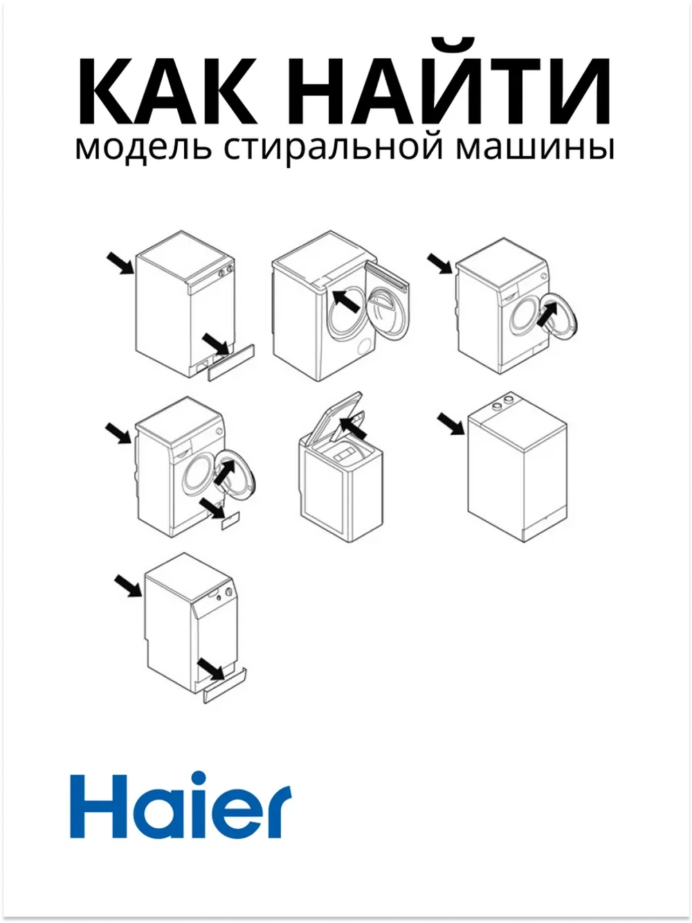 Ручка люка стиральной машины серый Haier 0020300284