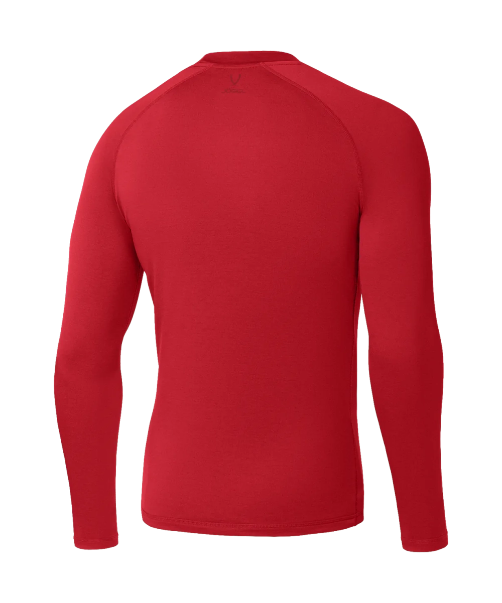 Джемпер компрессионный утепленный JOGEL CAMP PerFormDRY Baselayer Top Warm, красный