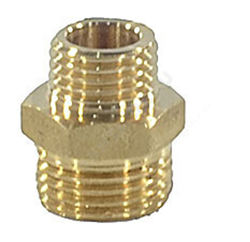 Ниппель латунь переходной Ду 32х25 (1 1/4"х1") НР VALFEX VF.580.L.114.100