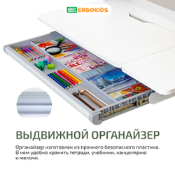 Растущая парта Ergokids Argo