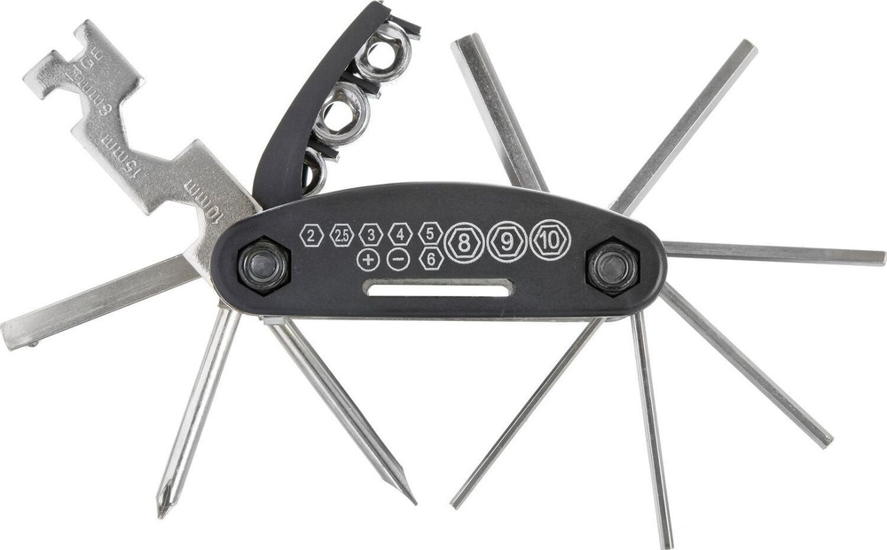 Ключи шестигранные STG KL-9802, 15 шт,31928