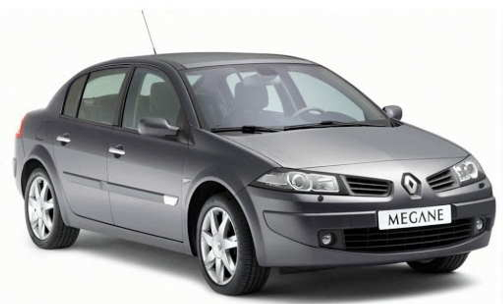 Порог правый Renault Megane 2002-2008 (1мм)