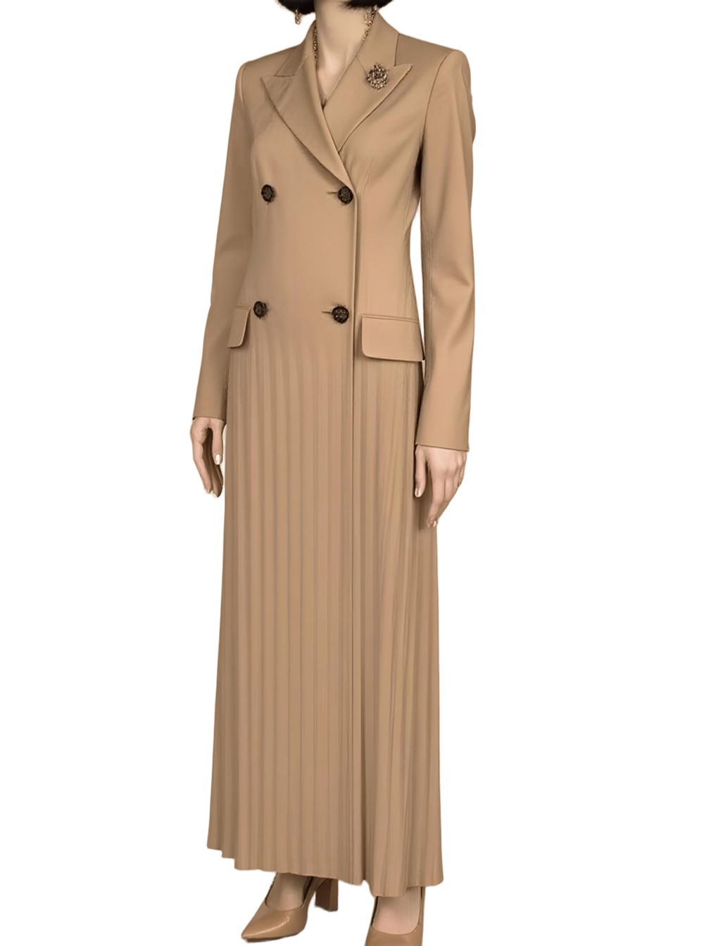 Вечернее платье из шерсти Max Mara SportMax
