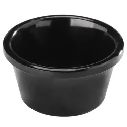 Соусник 70 мл d 7 см h3,7 см круглый пластик черный P.L. Proff Cuisine