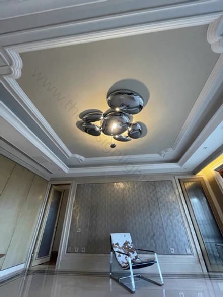 Ceiling design lamp Skydro by Artemide (6 lampshades)