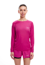 ЛОНГСЛИВ ЖЕНСКИЙ LONG SLEEVE SUPER LIGHT TEE | PURPLE