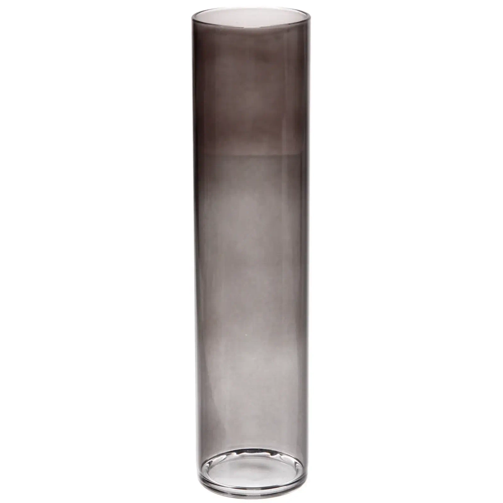 Ваза стеклянная «GREY GLASS» 6*25см, круглая