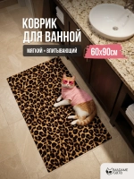 Коврик для ванной LEOPARD NOIR