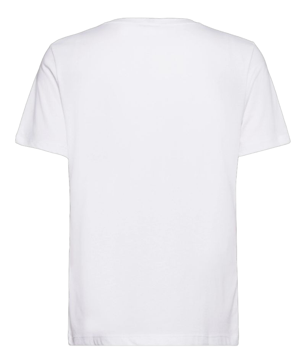 Женская теннисная футболка Tommy Hilfiger Regular Corp Logo C-NK SS - белый