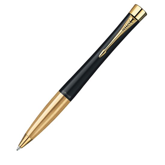 Шариковая ручка Parker Urban K200, цвет: Muted Black GT, стержень: Mblu, S0767040