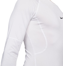Компрессионка  Nike Pro Dri-FIT Tight Long-Sleeve фитнес Top - белый