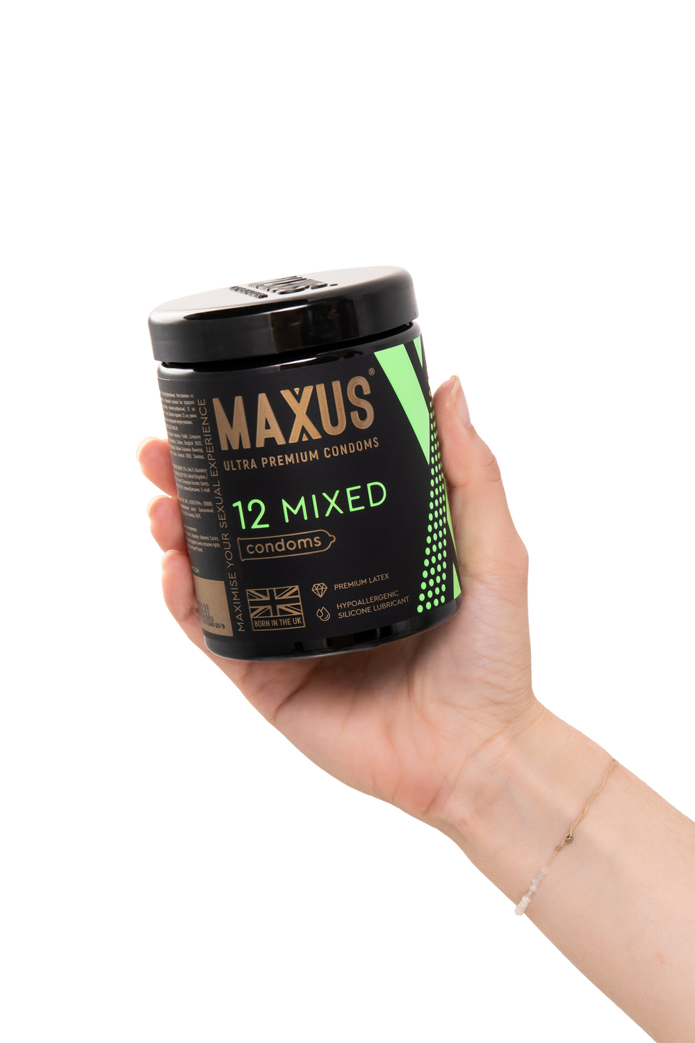 Набор презервативов MAXUS с железным кейсом, 12 шт