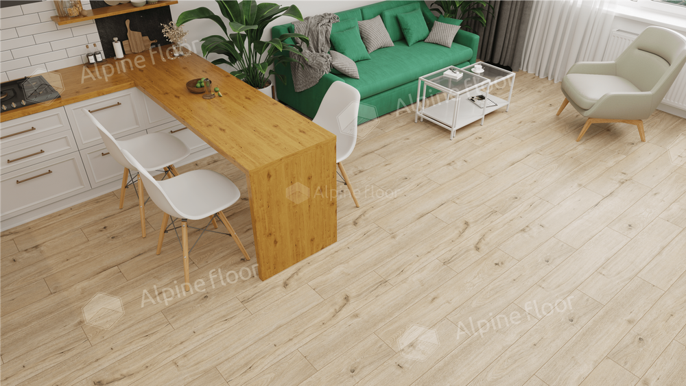 Напольные покрытия Екатеринбург. MAXIPOL: Ламинат Alpine Floor AURA Дуб Салерно LF100-02