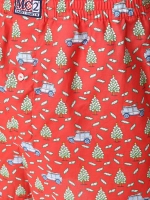 Шорты домашние муж. Saint Barth RICH XMAS TREE красный елка $