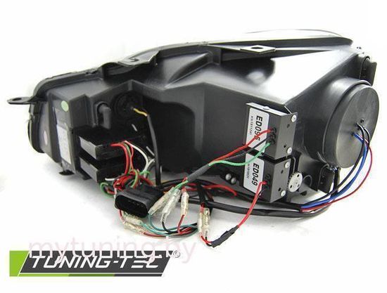 Передние фары для Volkswagen Golf VI (08-12) Black Black Line