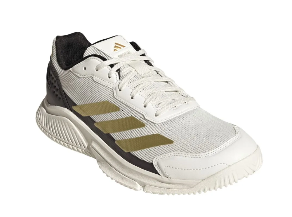 Мужские кросовки для Padel Adidas Courtquick Padel M - gold metallic/gold metallic/off white