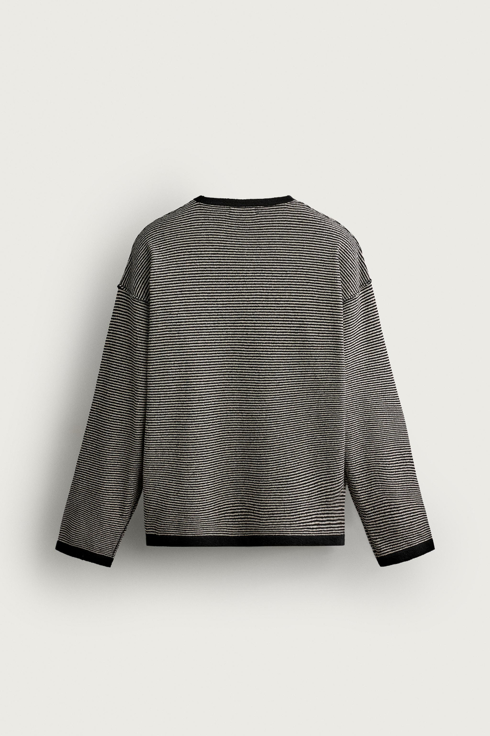 СВИТЕР В КОНТРАСТНУЮ ПОЛОСКУ — ZARA