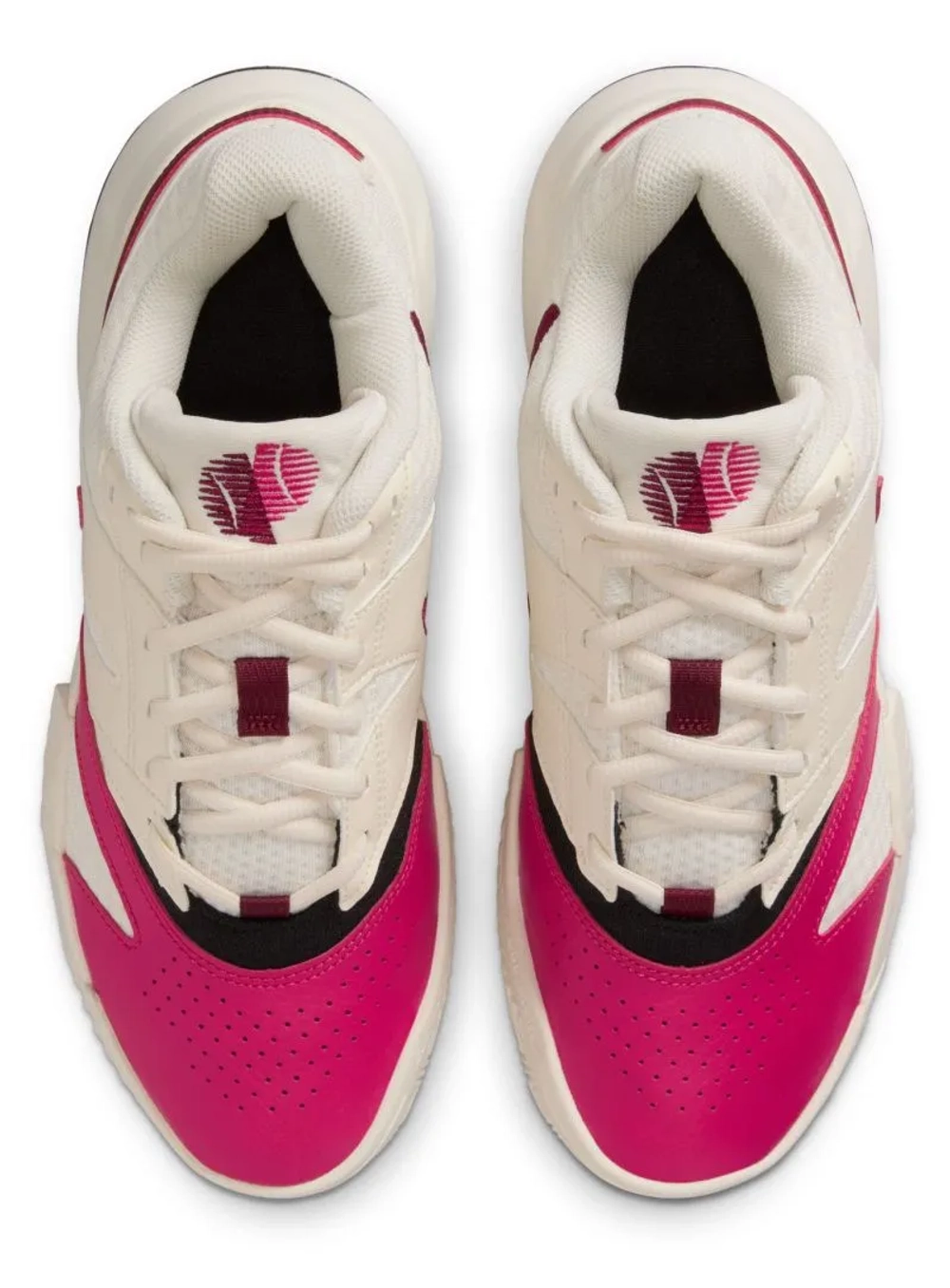 Женские теннисные кроссовки Nike Court Lite 4 Clay - pale ivory/rush pink/sail/team red