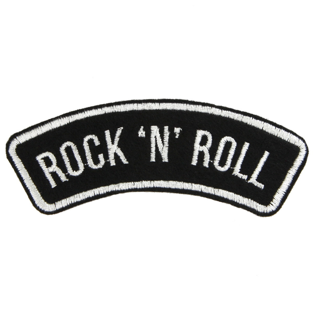 Нашивка с вышивкой Rock N Roll