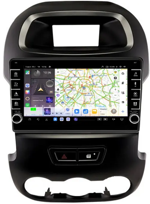 Магнитола для Ford Ranger 2011-2015 - Kuberg OL-9204 (кнопки и крутилки) Android 13, Быстрая, CarPlay, 4G SIM-слот