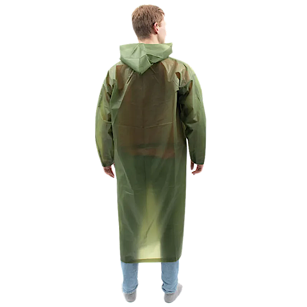 Плащ-дождевик Следопыт на кнопках с капюшоном цв.Army Green -