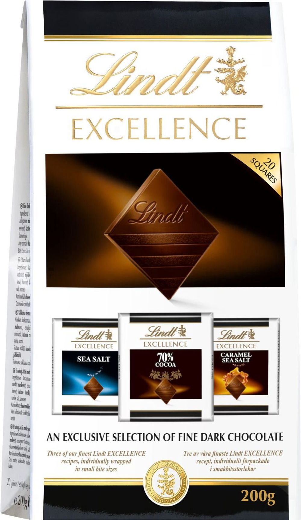Шоколад ассорти LINDT в мини-размере 200 г (Из Финляндии)