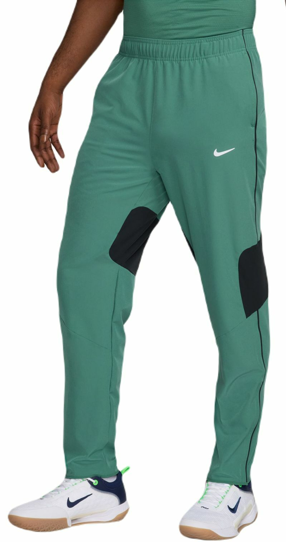 Мужские теннисные штаны Nike Court Advantage Dri-Fit Tennis Pants - bicoastal/black/white