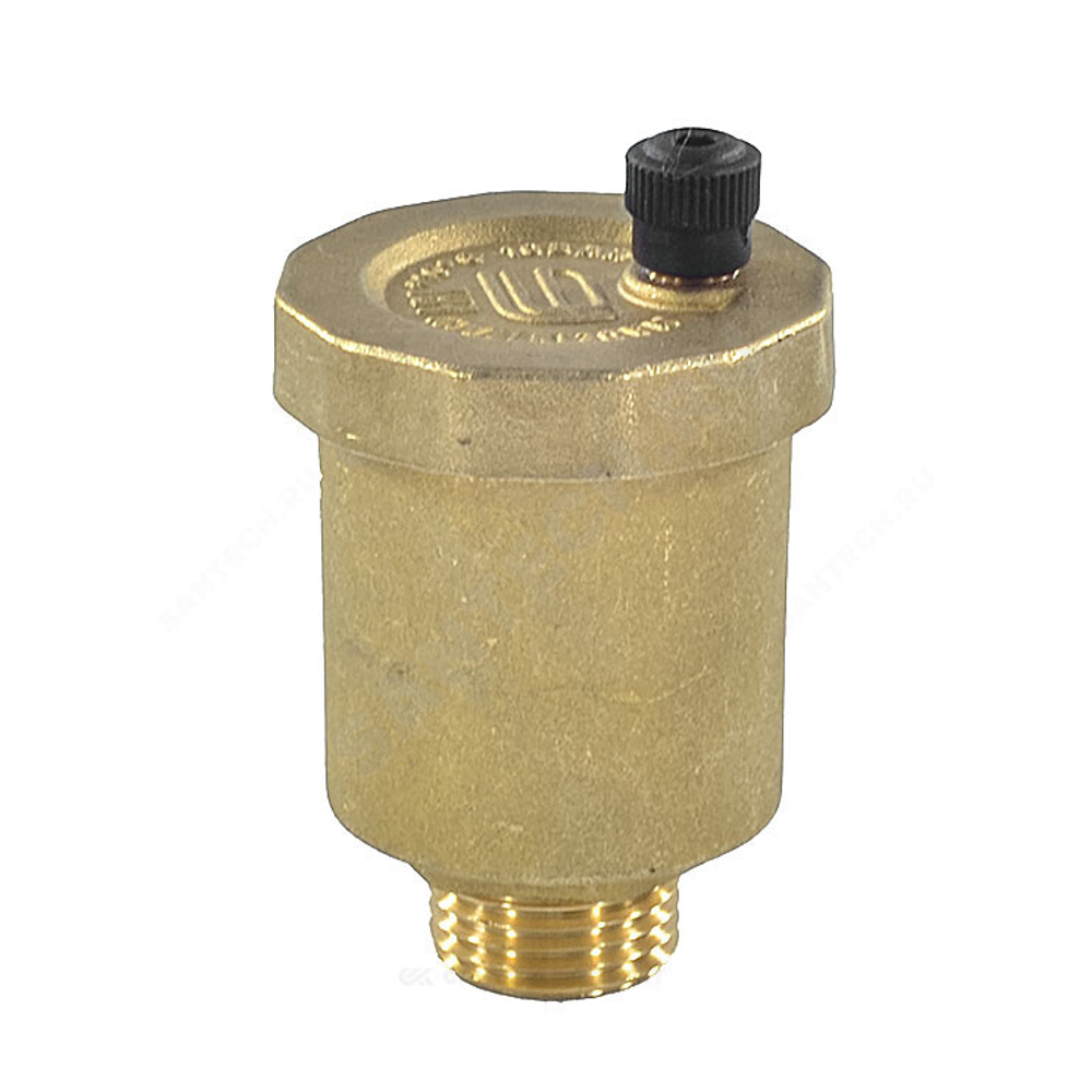 Воздухоотводчик автоматический латунь Airvent Ду 10 Ру10 R3/8" НР прямой Danfoss 065B8222