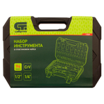 Набор инструментов 94 предмета, CrV, 1/2", 1/4" Сибртех