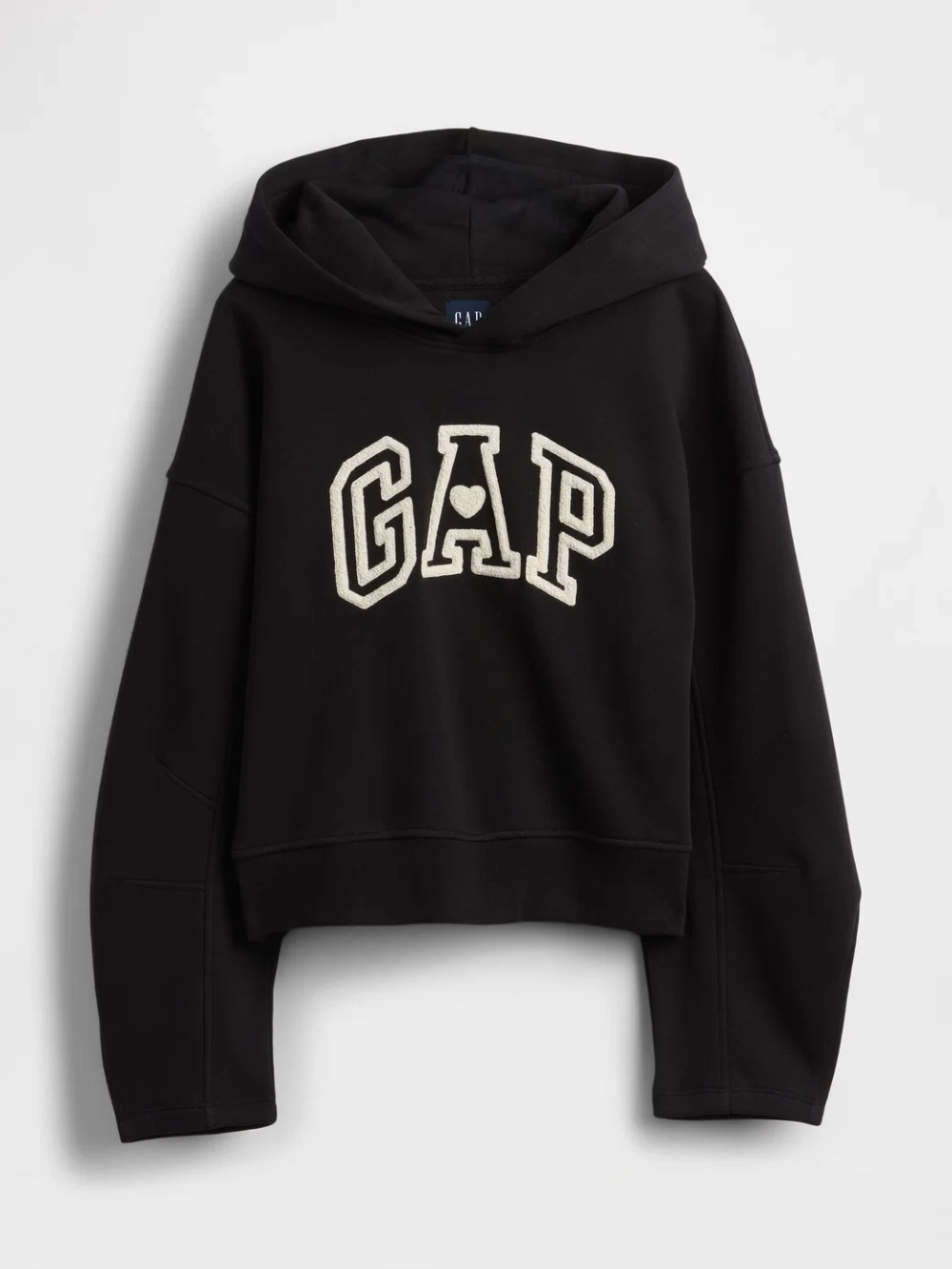Свитшот VintageSoft с укороченным кроем и рукавами-фонариками - GAP