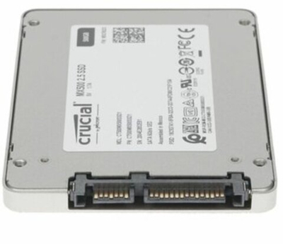 SSD CRUCIAL MX500, 500 ГБ, 2.5", SATA, CT500MX500SSD1