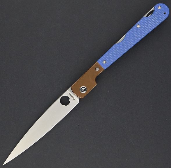 Цена наСкладной нож Daggerr Corso Blue Micarta Satin, сталь VG-10, рукоять микарта синяя