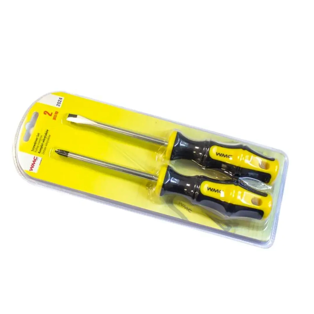 Набор отверток 2пр.(PH2х100мм,SL6х100мм),в блистере WMC TOOLS WMC-2024