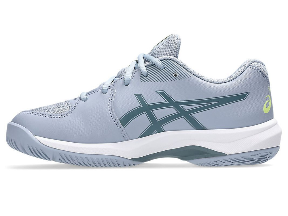Детские Кроссовки теннисные  Asics Gel-Game GS - grey blue/ironclad