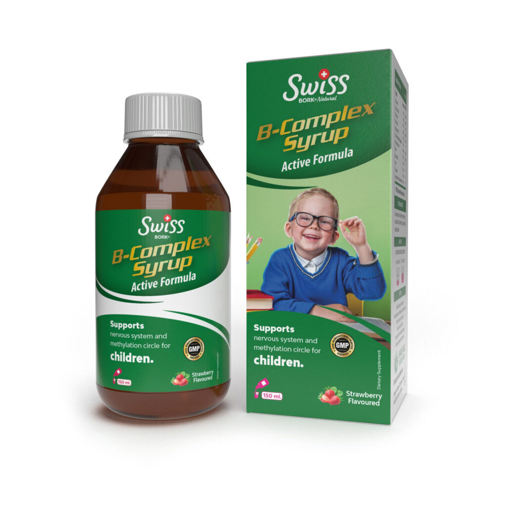 Swiss Bork, B-Complex syrup 150 ml | B-Complex siropi, 150 ml