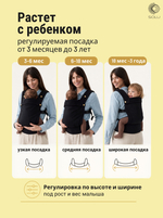Эргорюкзак для новорожденных слинг рюкзак переноска