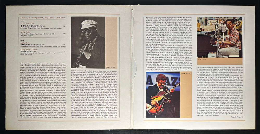 Giganti Del Jazz Vol. 55 - Grant Green, Kenny Burrell, Billy Taylor, Attila Zoller (Италия 1981г.)