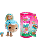 Кукла Барби Кьюти Ревил Мини Челси Медвежонок | Barbie Cutie Reveal Mini Chelsea Bear HRK30  мини-кукла-сюрприз 3+
