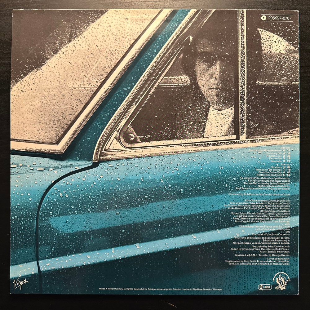 Peter Gabriel - Peter Gabriel (Европа 1985г.)
