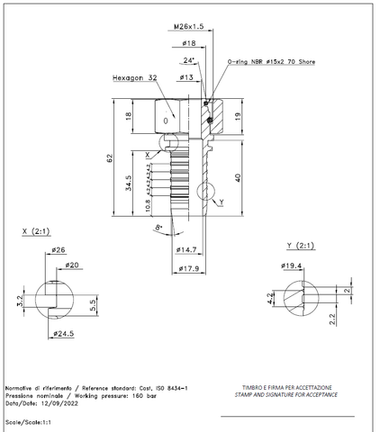 Фитинг DN 20 DKO-L (Г) 26x1.5 18