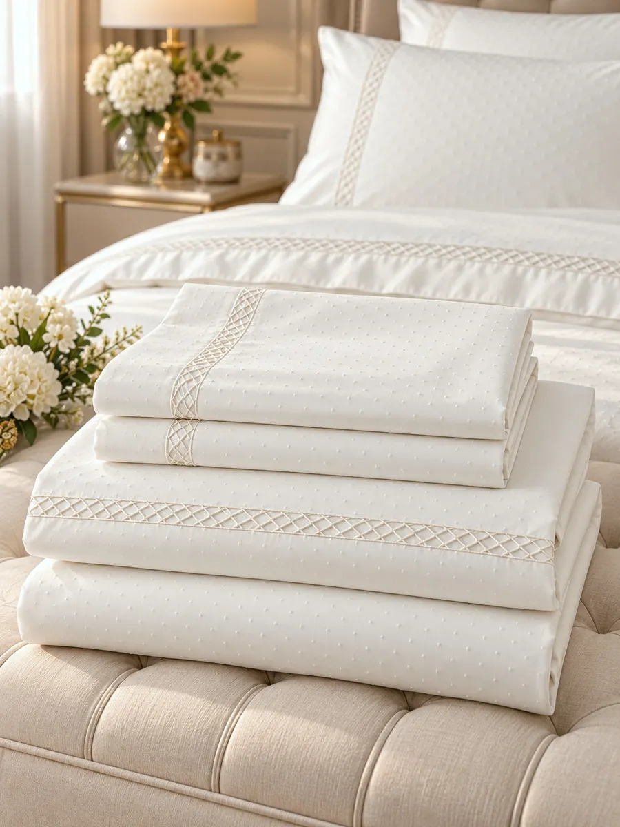 Gelin Home КПБ 6 пр. MYKONOS кремовый цвет пододеяльник 200*220, простынь 240*260, наволочки 50*70 2шт, декоративные наволочки 50*70 2шт GLNN204 — фото 6