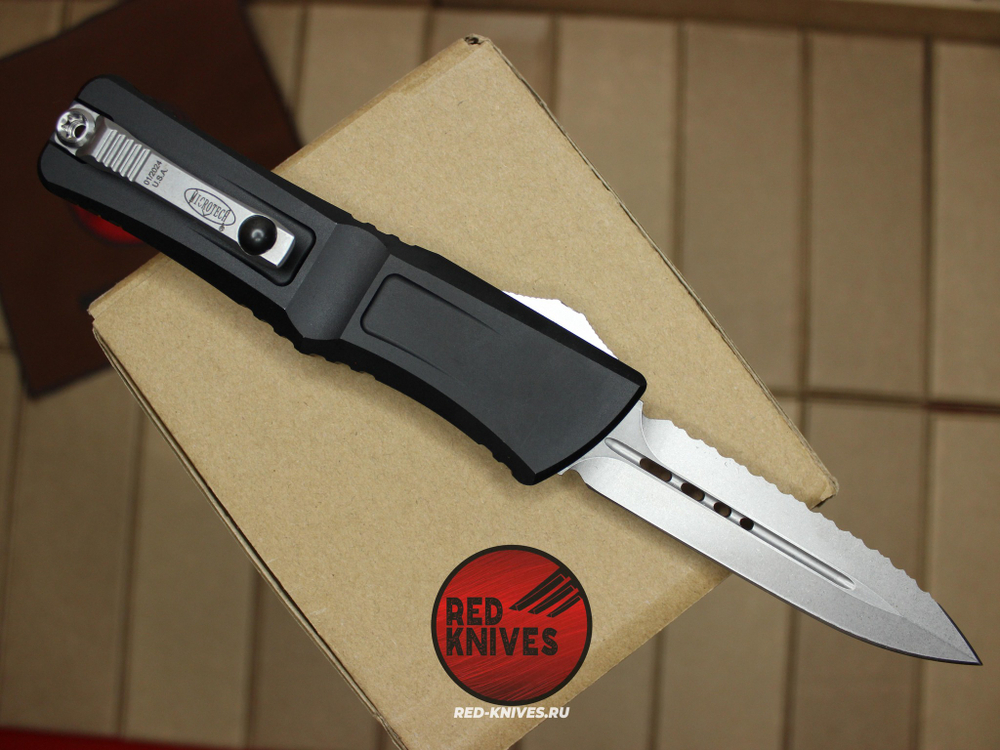 Нож Microtech Troodon 3 Ultem D/E P/S - светлый клинок RK/456