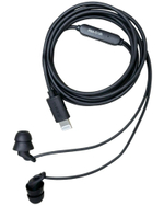 Наушники с микрофоном Remax wired sleep earphones RM-518i Lightning чёрные