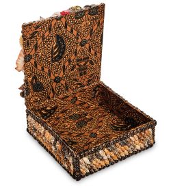 Decor and Gift 54-046-04 Декоративная шкатулка «Ракушки» квадрат